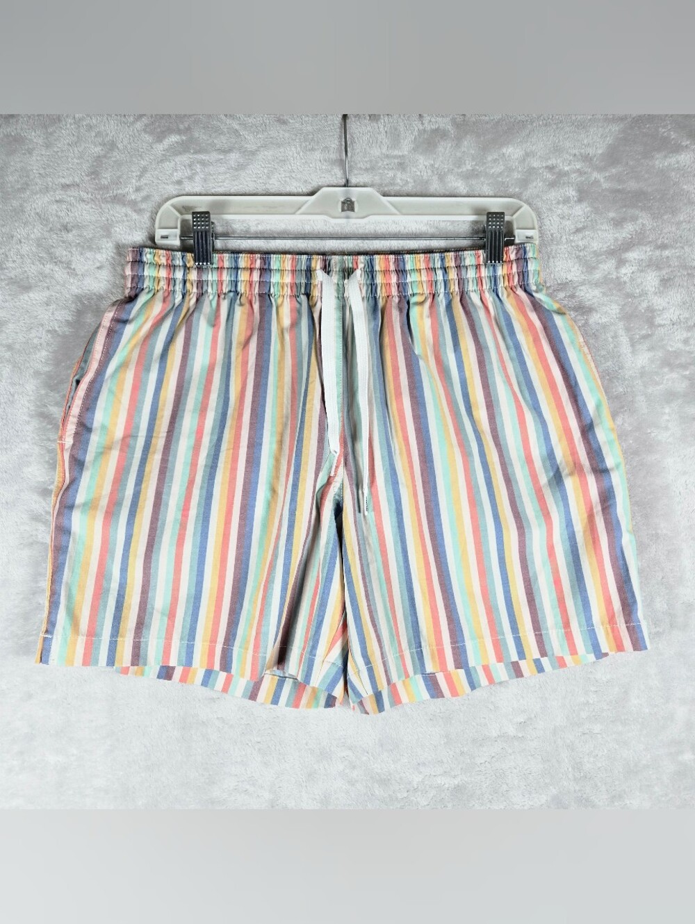 Chubbies Striped Trunks Mens Size Medium Multicolored Lined Shorts 5.5” Inseam